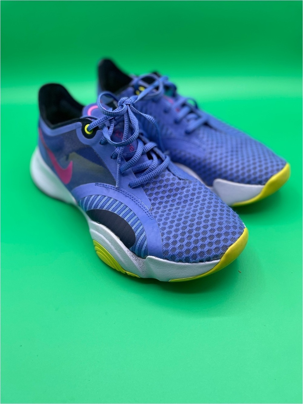 Nike Women's SuperRep Go Sapphire and Red Plum